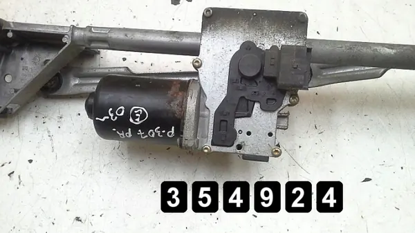 Peugeot 307 Ruitenwissermotor OEM AM-354924 Gebruikt image 2