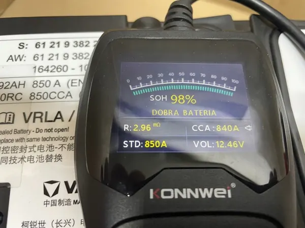 Batterie AGM OEM 9382271 12V 92Ah 850A BMW image 6
