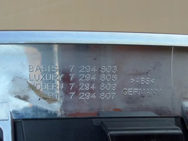 Grelha frontal esquerda BMW 3 F34 GT OEM 7294803 AS image 7
