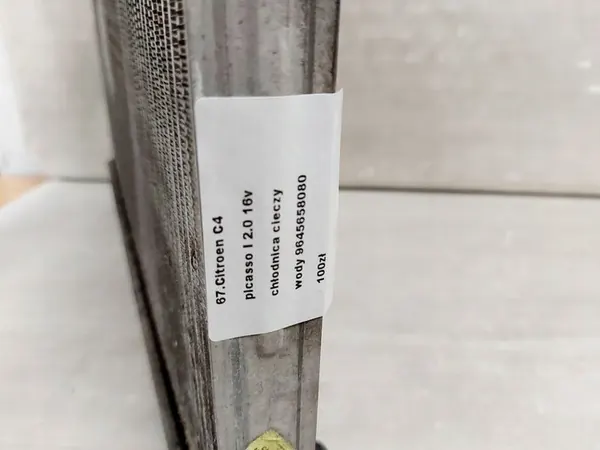 CITROEN C4 PICASSO 2.0 16V Radiador de Agua 9645658080 image 5