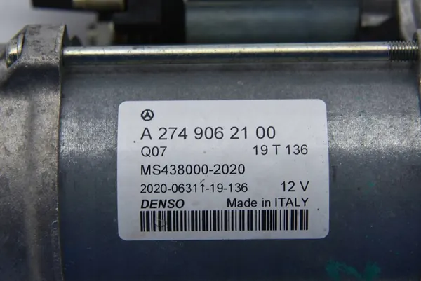 MERCEDES W205 1.6CGI ARRANQUE A2749062100 image 4