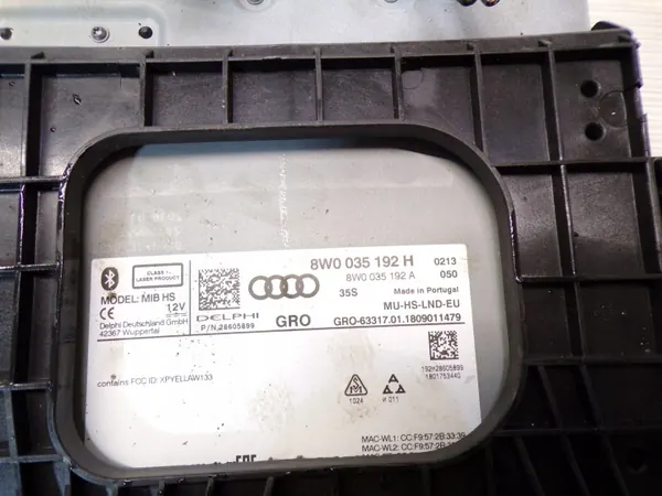 Lecteur navigation OEM 8W0035192H pour Audi A4 B9 A5 8W image 3