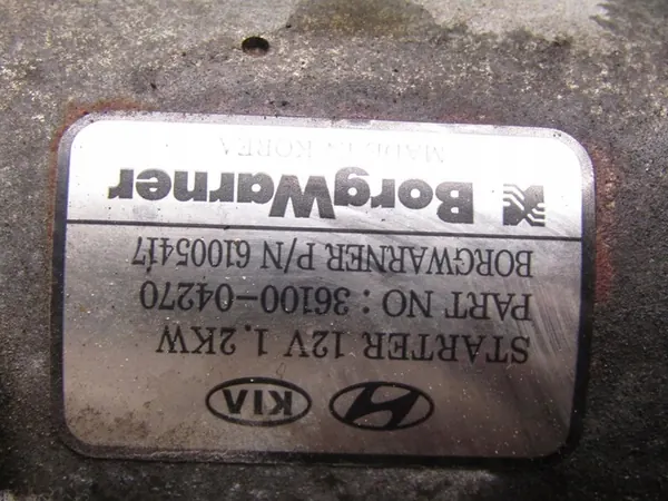 Motor de arranque Kia Stonic 1.0 T-GDI OE 36100-04270 image 4
