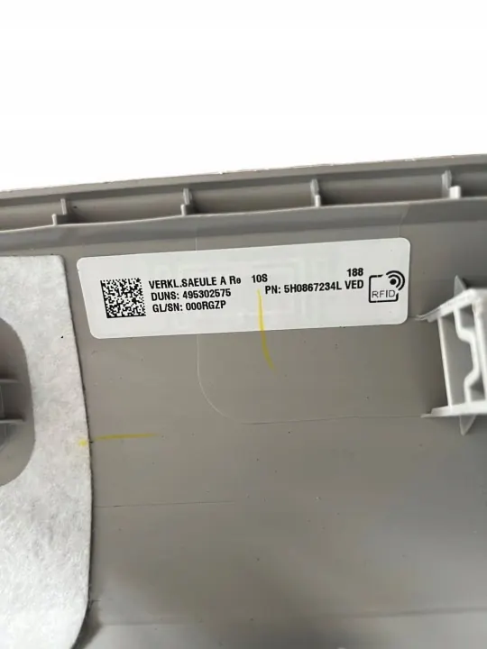Cobrepilar A VW Golf VII Esquerdo Dianteiro OEM 5H0867234L image 6