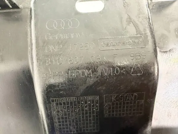 Capa de cinto dianteiro Audi A5 8T OEM 8T0807081F image 10