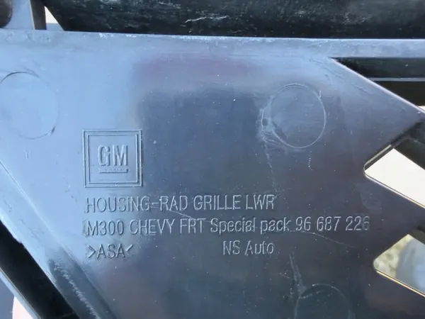 OEM 96687226 AS framstötfångargaller för Chevrolet Spark III image 10