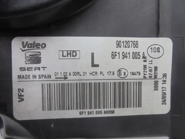 Farol esquerdo Seat Ibiza 5 V Arona 6F1941005A image 7