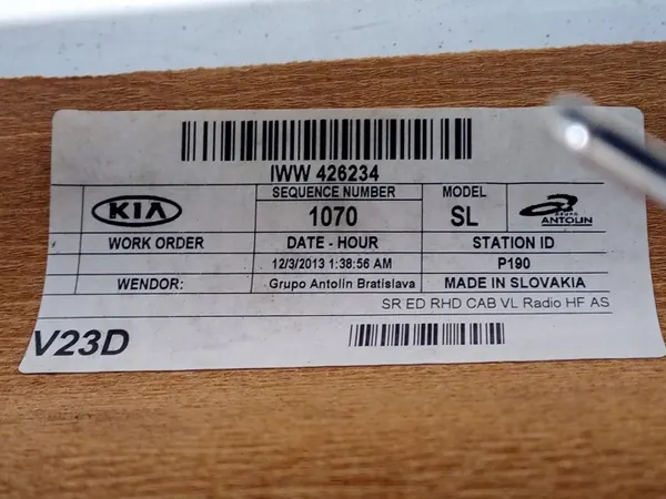 OEM 15518959814 Dakbekleding voor Kia Sportage III image 5