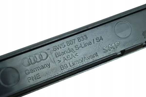 Bakre stötfångardekor Audi A4 B9 S-Line S4 8W5 image 3