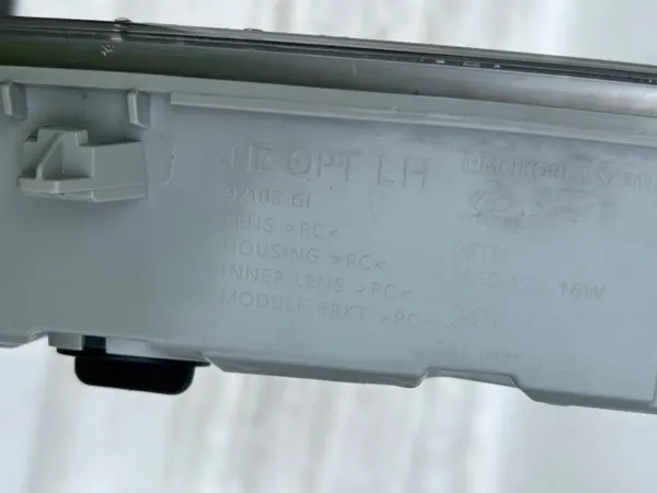 Hyundai Ioniq 5 LED DRL Esquerdo OEM 92108-GI image 9
