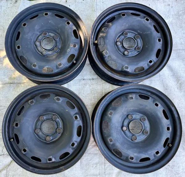 4 Stalen Velgen Volkswagen 14" 5x100 ET 35 image 2