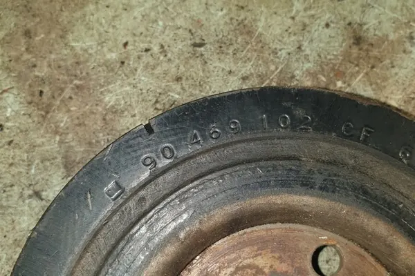 Polia do virabrequim OPEL VECTRA B 90469102 image 5