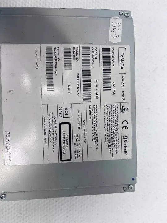 Jaguar F-Type Navigaattoradio OEM CF6N18C815HF image 7