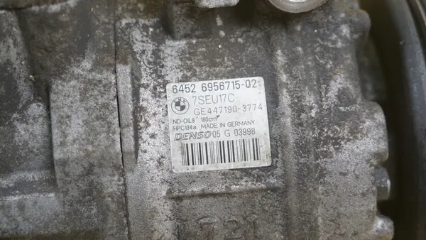 Compressore AC BMW E60 E90 Z4 2.5 B N52B25A image 7