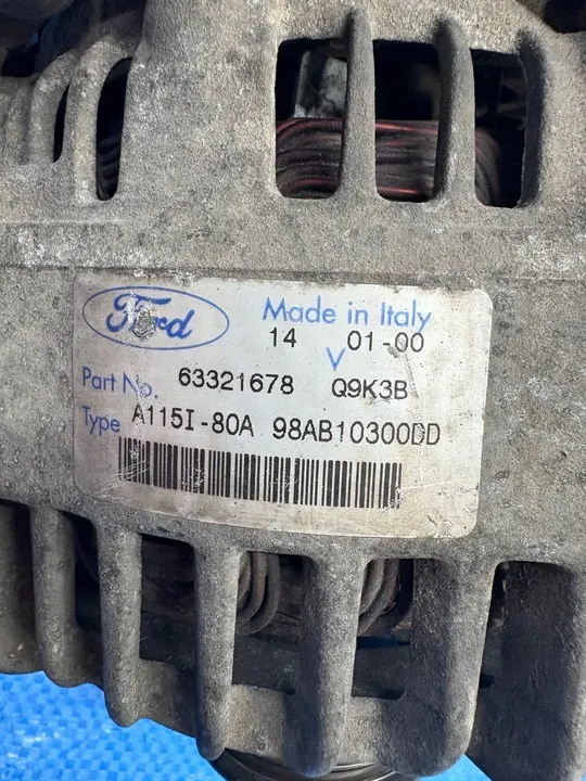 FORD FOCUS MK1 1.8 Vaihtovirtageneraattori 63321678 image 2