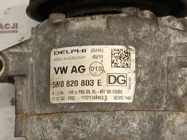 Compressore AC IBIZA POLO AUDI 12r 1.2 TDI 5N0820803G image 5
