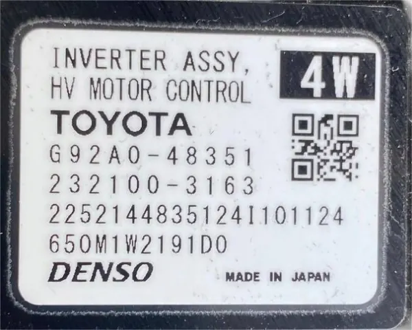 Jännitemuunnin Lexus RX V 2023 OEM G92A048351 image 6