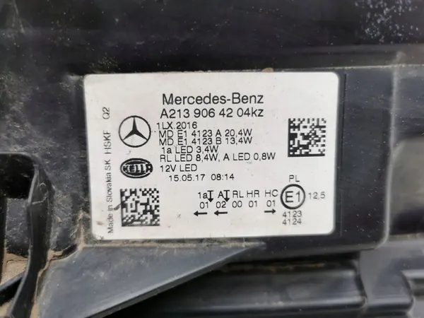 Rechter koplamp Mercedes-Benz E W213 2017 image 10