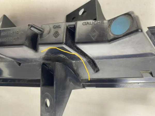 Farol DRL esquerdo OEM 266055004R para Renault Scenic III image 8
