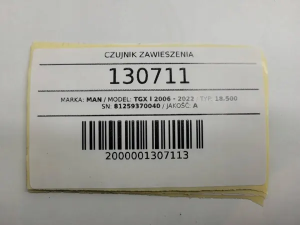 Fjäderningsnivåsensor OEM 81259370040 för MAN TGX image 9