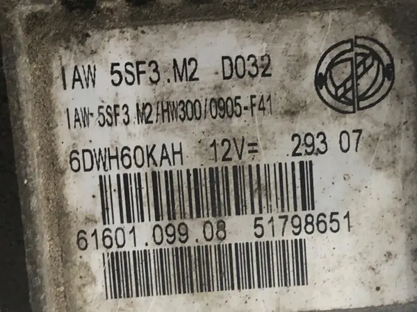 Ordinateur de moteur FIAT GRANDE PUNTO 1.4 77KM image 4