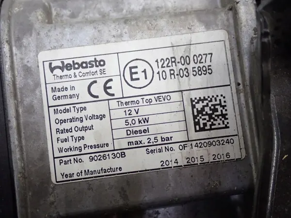 Webasto Standheizung 7N0815065T Seat Alhambra II 2.0 TDI image 5