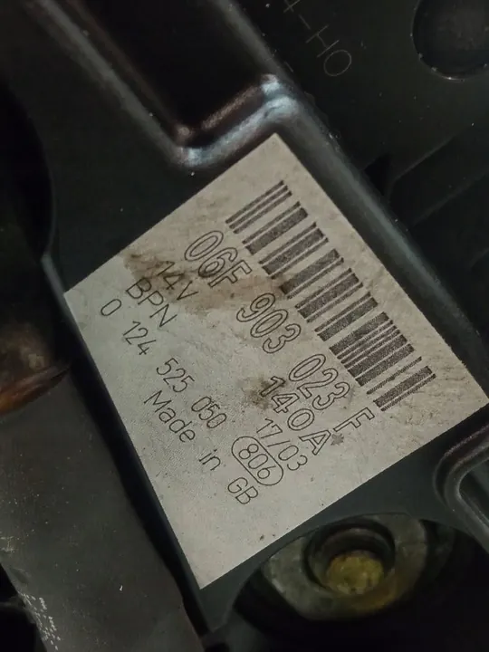 ALTERNATOR VW Touran I 1.9 TDI 2003-2010 06F903023F image 4