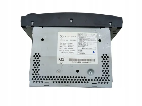 Rádio CD de fábrica Mercedes OEM A2118702189 para E W211 image 4