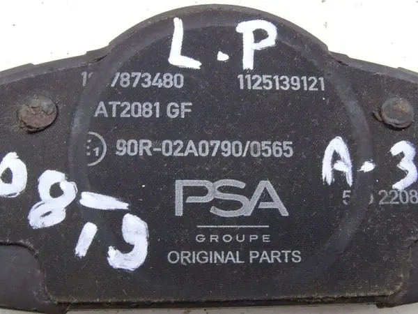 Pastillas de Freno Delanteras PEUGEOT 308 II T9 OEM 1647873480 image 3