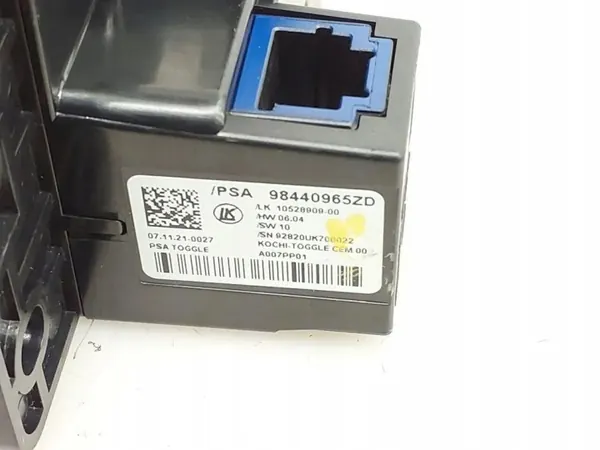 Selector de marchas Toyota ProAce City OEM 98440965ZD image 5