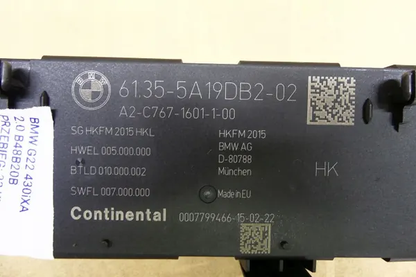 Módulo OEM 5A19DB2 BMW 4 G22 M-Package Porta-Traseira image 5