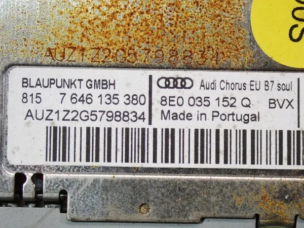 Rádio CD Audi A4 B7 OEM Zawada-360708- Usado image 7