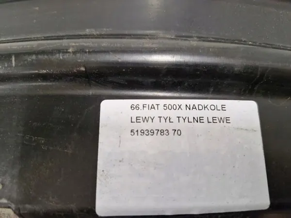 FIAT 500X Left Rear Wheel Arch 51939783 image 3