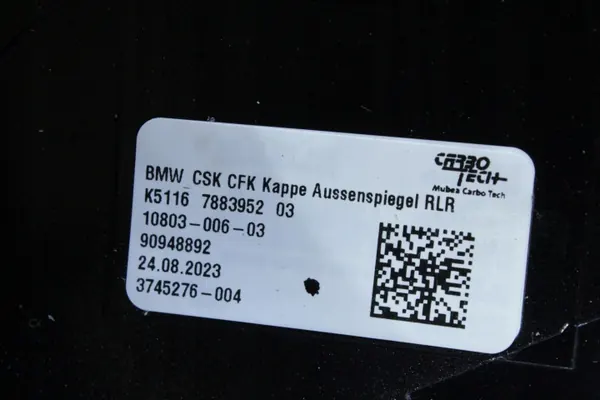 BMW OEM 7883951 Coques Miroir Carbone Gauche+Droite image 10