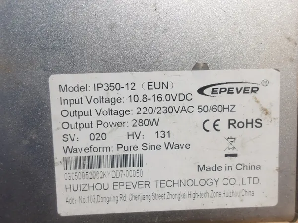 Convertisseur de tension EPEVER IP350 d'occasion - Renault OE image 4