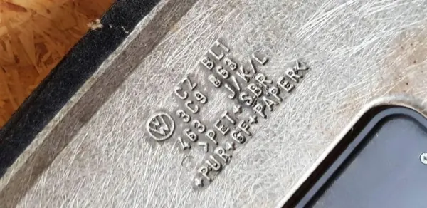 Kofferraumteppich VW Passat B6 OEM 3C9863463 - Gebraucht image 3