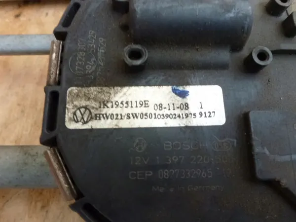 Pyyhkijämekanismi VW Golf V Edessä OEM image 3