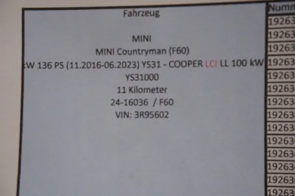 Châssis Berceau BMW MINI F39 F48 F45 F60 F40 OEM 6872729 image 5