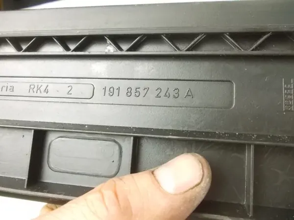 Cadran compteur VW Golf 2 MK2 OEM 191857243a image 7