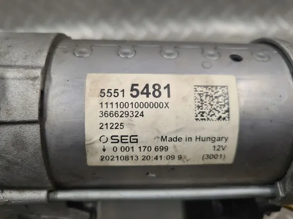 Motor de arranque Opel Astra V K 1.2 Turbo OEM 55515481 image 4