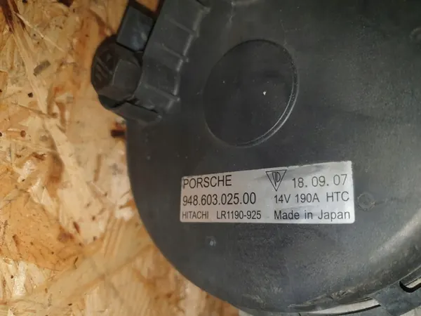 Vaihtovirtageneraattori PORSCHE CAYENNE 4.8 image 4