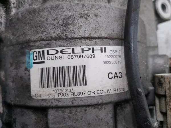 Ilmastointikompressori Opel Insignia A 13220076 DELPHI image 2