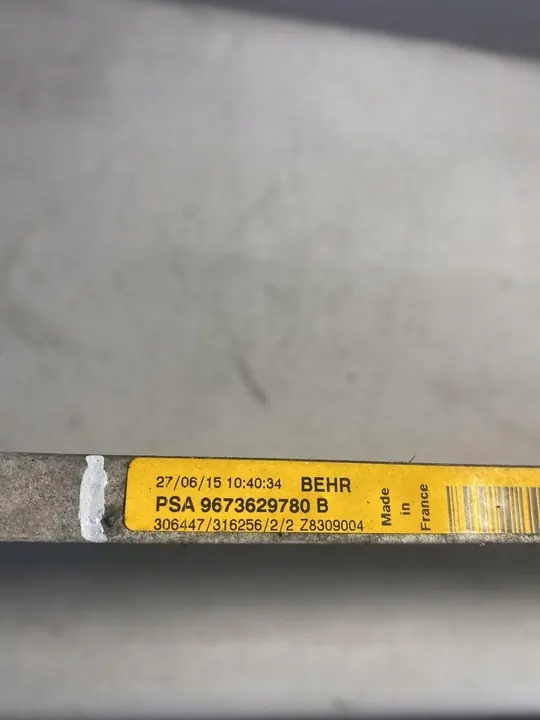 Radiateur de Climatisation Peugeot 308 (2011 - 2015) 9673629780B image 9