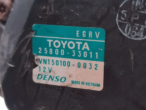 Toyota Yaris EGR-venttiili 1.4 D Diesel 2013 25800-33011 image 7