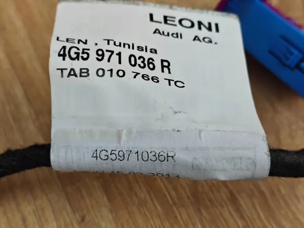 OEM 4G5971036R Dörr Kabeltråd Fram Höger Audi image 5