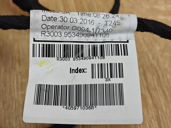 OEM 4G5971036R Dörr Kabeltråd Fram Höger Audi image 6