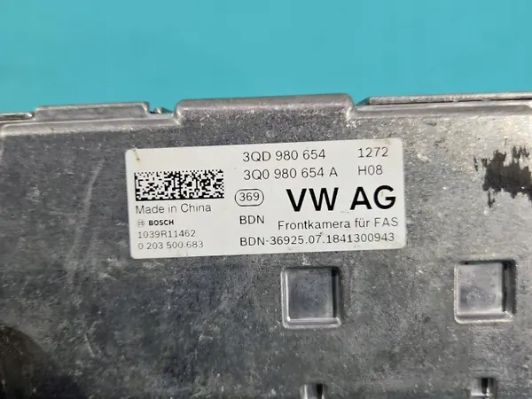 Câmera radar dianteira Skoda OE OEM 3QD980654 image 6