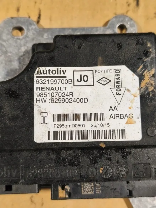 Module Capteur Airbag Renault OE 985107024R image 3