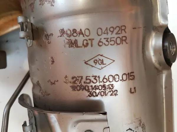 2022 Renault Arkana Catalytic Converter/DPF 208A00492R image 7