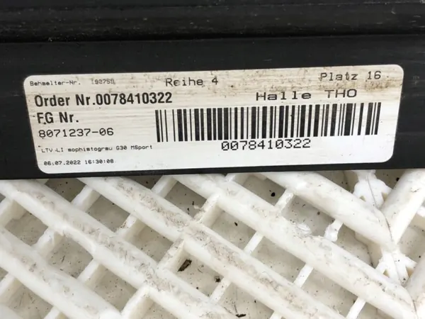 Saiote lateral esquerdo OEM LORK-1554-123346 BMW G30 image 9